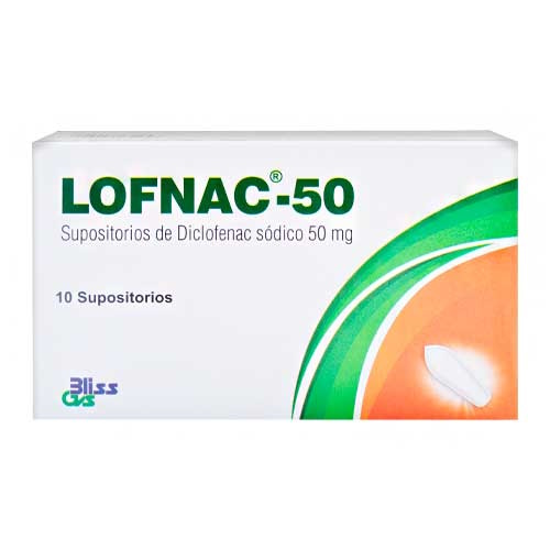 LONAC 50 MG  X 10 SUPOSITORIOS TIARES