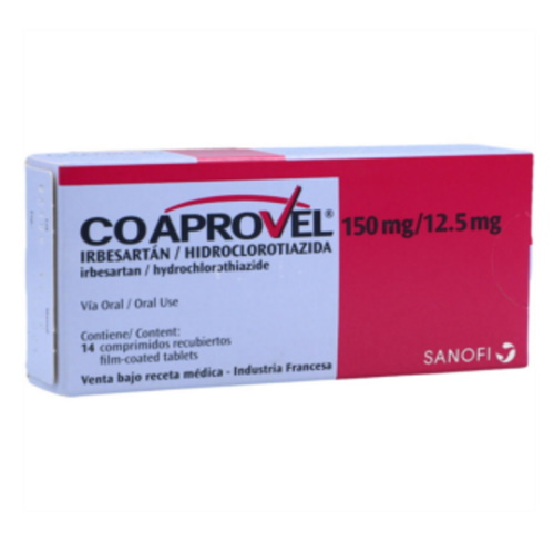 COAPROVEL 150/12.5 MG X 14 COMP CALOX SANOFI