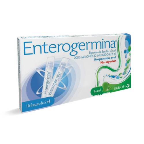 ENTEROGERMINA VIAL 5ML X 10 CALOX SANOFI