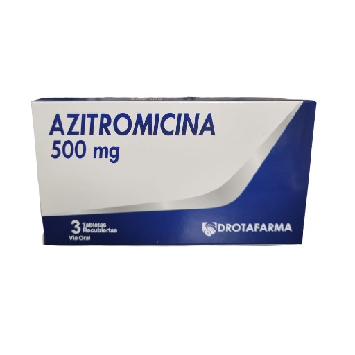 AZITROMICINA 500MG X 3 TAB DROTAFARMA