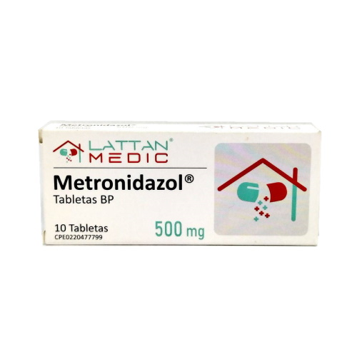 METRONIDAZOL 500 MG X 10 TAB LATTAN