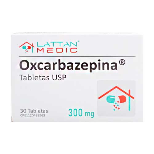 OXCARBAZEPINA 300 MG X 30 TAB LATTAN MEDIC