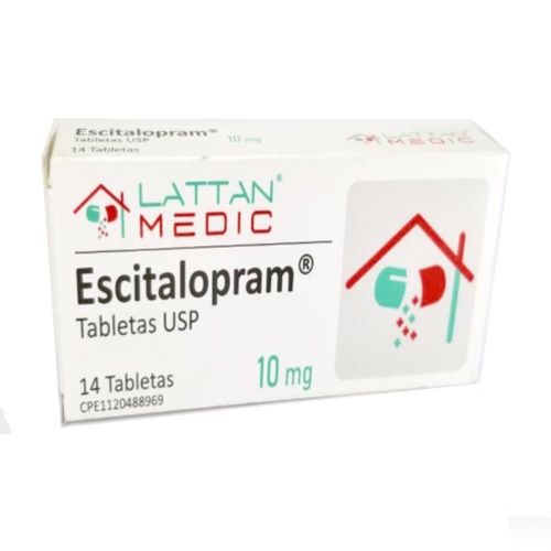 ESCITALOPRAM 10 MG X 14 TAB LATTAN MEDIC