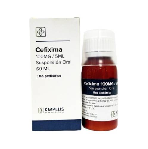 CEFIXIMA SUSP 100 MG/ML X 60 ML KMPLUS