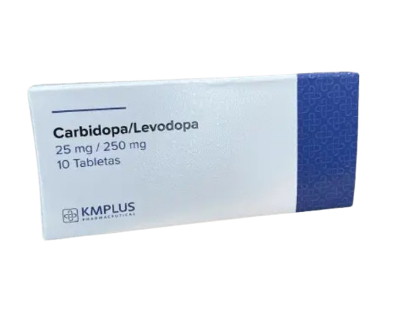 CARBIDOPA LEVODOPA 25/MG/250MG X 10 TAB KMPLUS