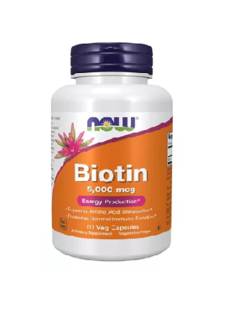 NOW BIOTIN 5000 MCG X 60