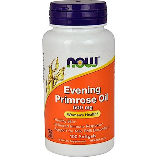 NOW EVENING PRIMROSE OIL 500MG X 100 CAPSULAS BL