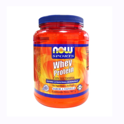 NOW WHEY PROTEIN VAINILLA X 907 GR