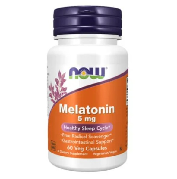 NOW MELATONIN 5 MG X 60 CAP