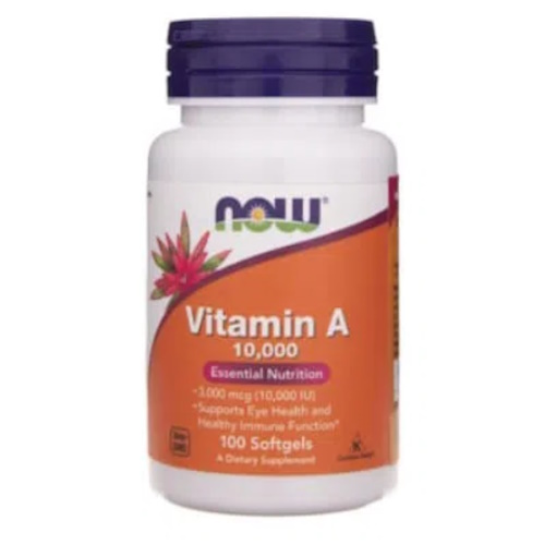 NOW VIT A 10.000 UND X 100 CAP