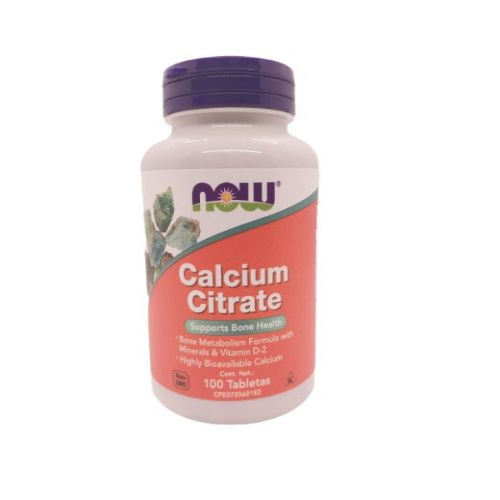 NOW CALCIUM CITR+MAGNES+ZINC X 100 TAB