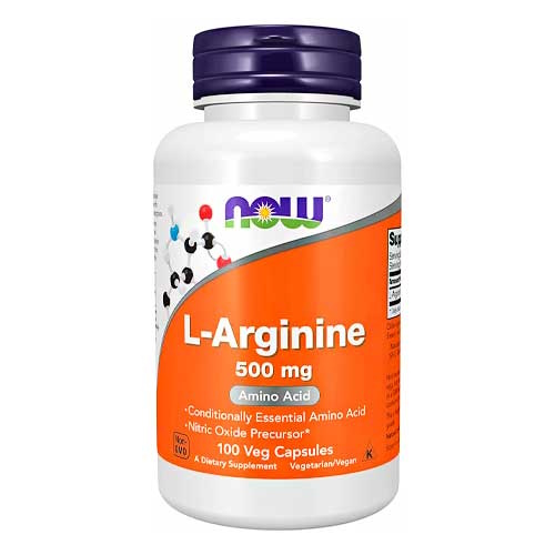 NOW L-ARGININA 500 MG X 100 CAP