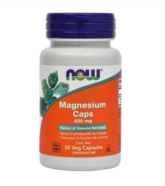 NOW MAGNESIUM CAPS 400 MG X 30