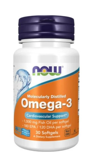 NOW OMEGA 3 1000 MG X 30 CAP