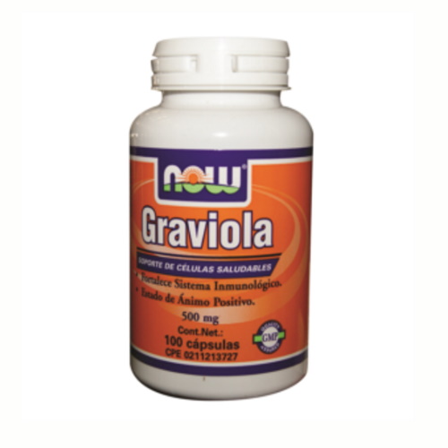 NOW GRAVIOLA 500 MG X 100 CAP