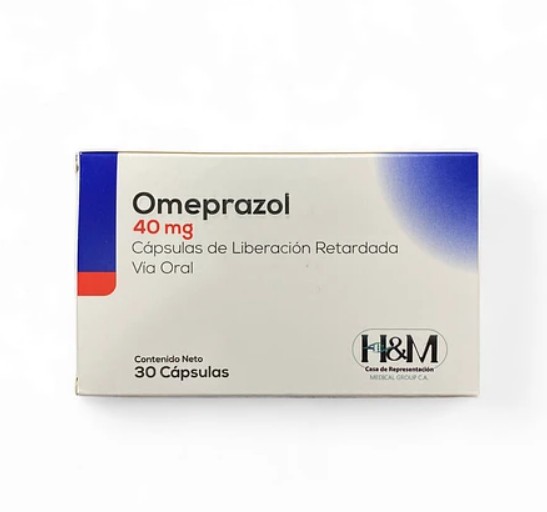 OMEPRAZOL 40 MG X 30 CAP LR H&M