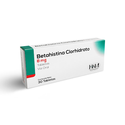BETAHISTINA CLORHIDRATO 8 MG X 30 TAB H&M