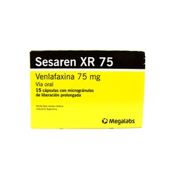 SESAREN XR 75 MG X 15 CAP