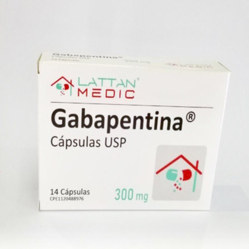 GABAPENTINA 300 MG X 14 CAP LATTAN MEDIC