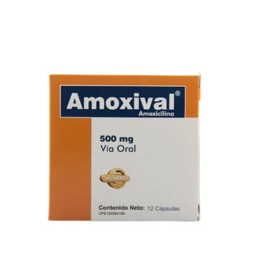 AMOXIVAL 500 MG X 12 CAP VALMORCA