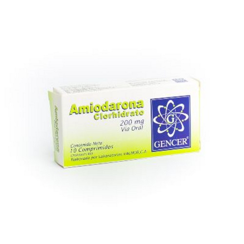 AMIODARONA 200 MG X 10 COMP GENCER