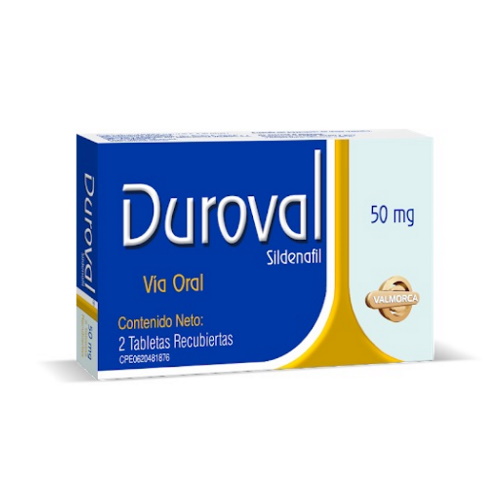 DUROVAL 50 MG X 2 TAB VALMORCA