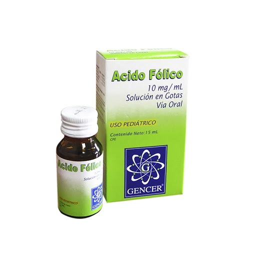 ACIDO FOLICO GOTAS X 15 ML GENCER