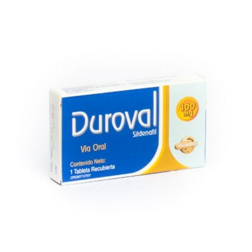 DUROVAL 100 MG X 1 TAB VALMORCA