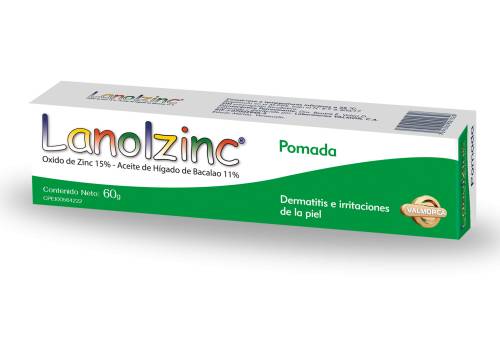 LANOLZINC POMADA X 30 GR VALMORCA