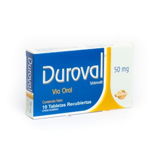 DUROVAL 50 MG X 10 TAB VALMORCA