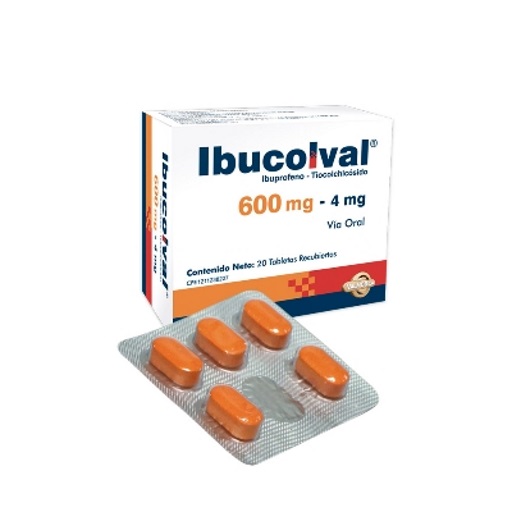 IBUCOLVAL 600 MG/4MG X 20 TAB VALMORCA