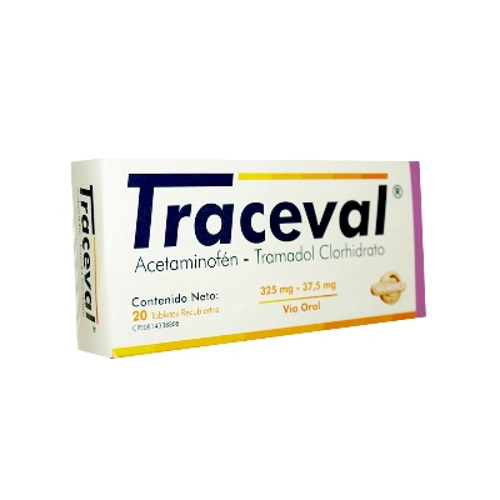 TRACEVAL 325 / 37.5 MG X 20 TAB VALMORCA
