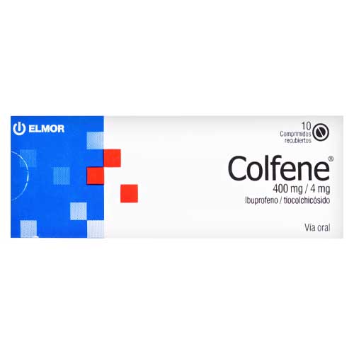 COLFENE 400/4MG X 10 COMP ELMOR