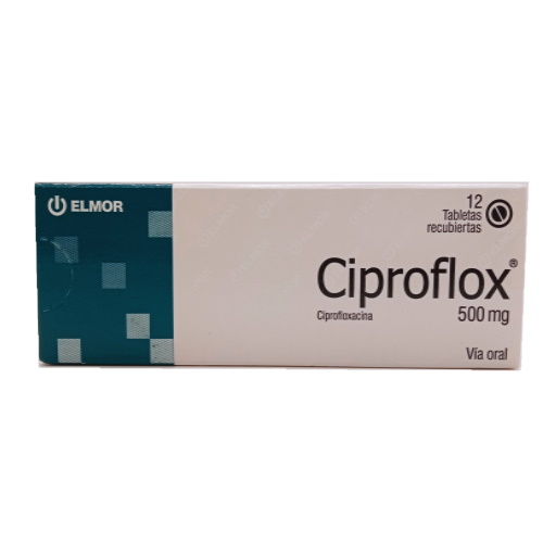CIPROFLOX 500 MG X 12 TAB ELMOR