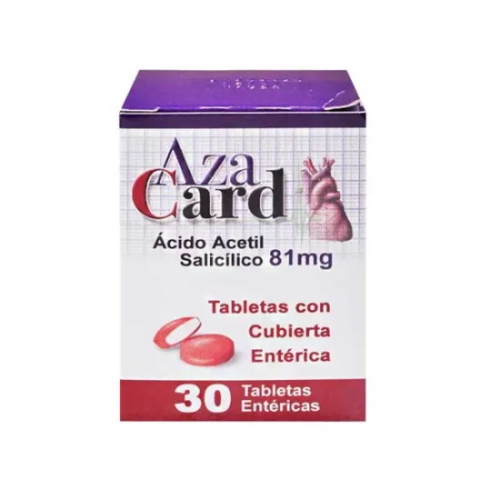 AZACARD  81 MG X 30 TAB OFTALMI