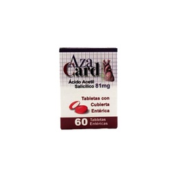 AZACARD 81 MG X 60 TAB OFTALMI