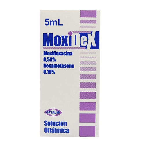 MOXIDEX SOL OFT 0,50% / 0,10% X 5 ML OFTALMI