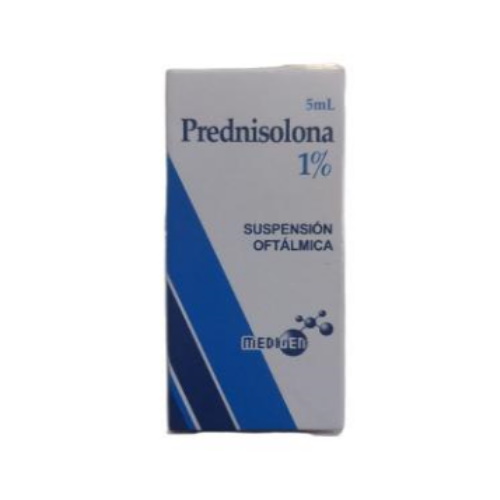 PREDNISOLONA 1% SOL OFTALMICA X 5 ML MEDIGEN OFTALMI