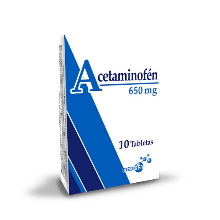 ACETAMINOFEN 650 MG X 10 TAB OFTALMI