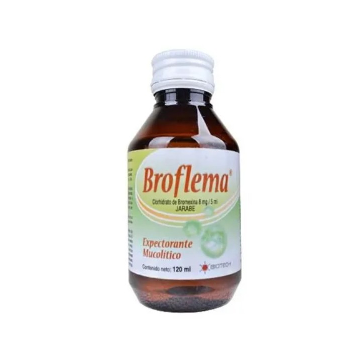 BROFLEMA SOL ORAL SIN AZUCAR 4 MG/ 5ML X 120 ML BIOTECH