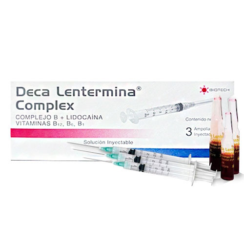 DECA LENTERMINA COMPLEX + LIDOCAINA 3 AMP