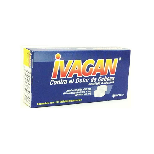 IVAGAN 450 MG X 10 TABLETAS BIOTECH