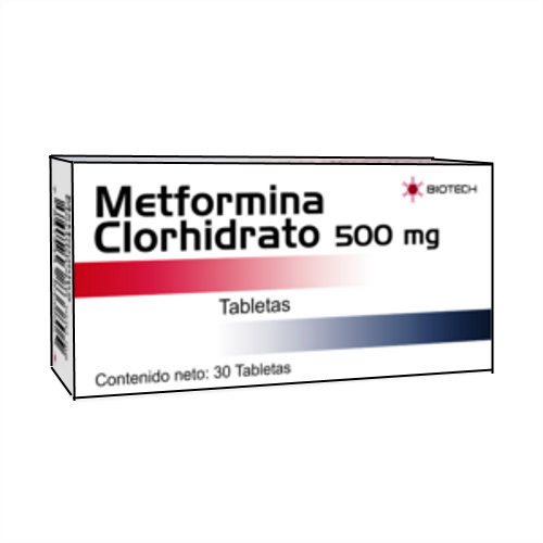 METFORMINA 500 MG X 30 TAB BIOTECH