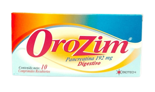OROZIM 192 MG X 10 COMP BIOTECH