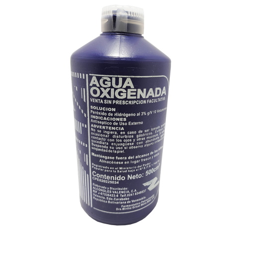 AGUA OXIGENADA  AL 3% X 500 ML ALVA