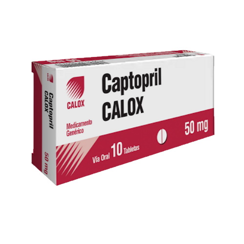 CAPTOPRIL 50 MG X 10 TAB CALOX