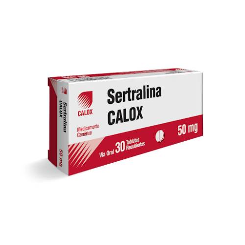 SERTRALINA 50 MG X 30 TAB CALOX
