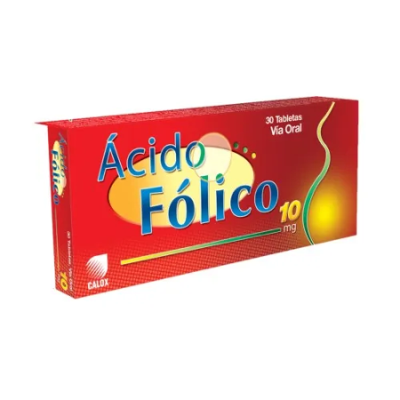 ACIDO FOLICO 10 MG X 30 TAB CALOX OTC