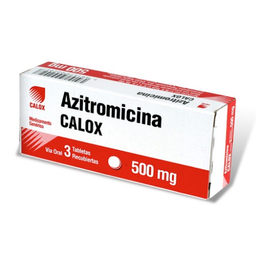 AZITROMICINA 500 MG X 3 TAB CALOX