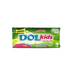 DOL KIDS  X 20 TAB MASTIC. CALOX OTC